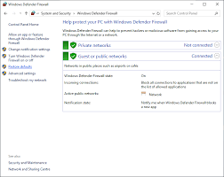 · in the search box, type firewall and then select the . Reset Firewall Network Windows 7 8 10 Perfect Privacy