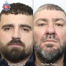 JAILED I Andrei Marta (06/07/1993) has been jailed for 18 months and Marius  Tudor (11/01/1980), both of Temple View Place, Leeds, for 30 months after  pleading guilty to conspiring to steal in