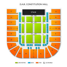 Dar Constitution Hall 2019 Seating Chart