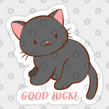 Check spelling or type a new query. Good Luck Kawaii Black Cat Black Cat Sticker Teepublic