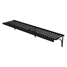 Product title closetmaid 6713 universal shoe support bracket for wire shelving average rating: Closetmaid Premium Wood Ventilated Closest Shelf Wall Organizer Rack With Brackets And Installation Kit Espresso Target