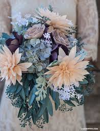 Diy Rustic Paper Bridal Bouquet Lia Griffith Paper Bouquet Wedding Paper Flower Bouquet Paper Bridal Bouquet