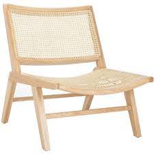 1 x low back armless chair. Auckland Rattan Accent Chair Natural Safavieh Target