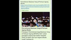'he who is made lord', jawi: Permohonan Biasiswa Yang Di Pertua Agong Bydpa 2021 Dibuka Link Below Full News Youtube