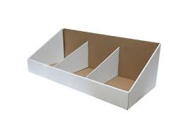 Advertising and sales collateral such as brochures, posters, flyers, and even signage can all be integral to increasing customer awareness and satisfaction. Durable Small Cardboard Counter Display Boxes 400 G Product Display Stand