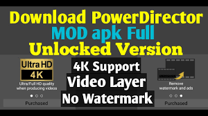 In short, you will get power director no watermark apk free download for android devices. Powerdirector Download Powerdirector Mod Apk Full Unlock Version 4k Hd Video Layer No Watermark By Barbhuiya