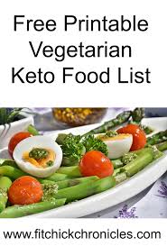I only post links to products i completely trust and highly. Free Printable Vegetarian Keto Food List Fit Chick Chronicles