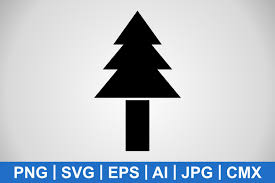 Download Vector Pine Tree Icon Graphic By Iyikon Creative Fabrica SVG Cut Files