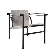 cassina lc1 armchair with grey hide by le corbusier contemporary modern furniture contemporary furniture furniture