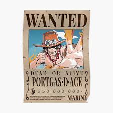Poster buronan one piece setelah kematian shirohige. Portgas D Ace Posters Redbubble