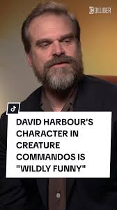 David Harbour talks about his character in James Gunn's Creature Commandos  and joining the DCU. #creaturecommandos #davidharbour #dcu #interview  #shorts Frankenstein, James Gunn, superhero