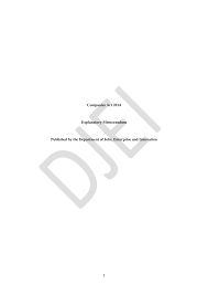 (4) the commission's annual report under the financial accountability act 2009, section 63 for the year in which the direction is given must include a copy of. Https Enterprise Gov Ie En Publications Publication Files Explanatory Memorandum To Companies Act 2014 Pdf