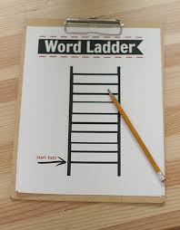 This word ladder bundle includes the following activities: After School Activity Word Ladders Printable Free No Time For Flash Cards