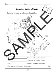 Look for our planet category on the left sidebar and 3. Canada Bodies Of Water Worksheet Pdf Publishing Design