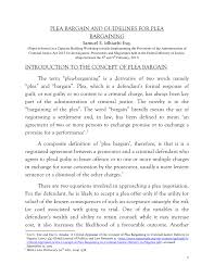 Jeremy hammond is the convicted lulzsec member who hacked stratfor, the private global intelligence company, is due to be sentenced on november 15th. Pdf Plea Bargain And Guidelines For Plea Bargaining