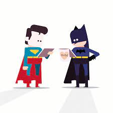 Superman And Batman Animation With Head Shift Effect In Powerpoint 2016 2019 Tutorial Graphic Design Fun Powerpoint Animation Word Drawings