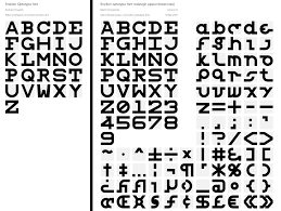 Snellen Optotype Font Upper And Lower Case Martin