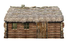 Wooden Thatch House Thatched House Thatch House