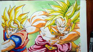 Dragon ball z goku vs broly drawing. Dibujando A Goku Vs Broly Drawing Goku Vs Broly Speed Drawing Goku Vs Broly Video Dailymotion