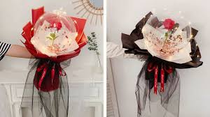 Party store balloons helium flowers lights decor birthday baby shower cradle ceremony engagement marriage reception house warming jublihills sec bad 79932893. Diy Led Luminous Rose Balloon Bouquet 2021 Best Gift Ideas For Girl 2021 Youtube