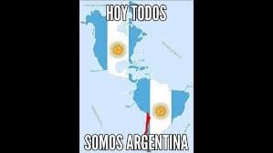 República argentina), is a country in the southern half of south america. Argentina Vs Chile El Meme Que Se Volvio Viral Previo A La Final De La Copa America Rpp Noticias