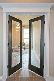 Two side pieces, and glass insets. Home Office With Double Glass Doors Transitional Home Office Oklahoma City By Westpoint Homes Houzz