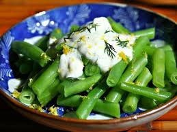 Recipe For Green Beans With Lemon Dill Yogurt Sauce The Perfect Pantry Green Bean Recipes Green Beans Vegetable Recipes