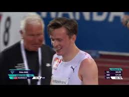 The norwegian is not only an amazing athlete but he is also a . Karsten Warholm Incredible 46 70 World Record 400m Hurdles Oslo July 1 Youtube