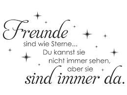 Wandtattoo Freunde Sind Wie Sterne Wandtattoosde