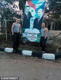 Image result for assad putin posters soviet