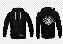 Download Hoodie T Shirt Zipper Clothing Designer Psd Mock Up Jersey Black Png Pngegg