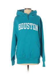 details about jansport women blue pullover hoodie m