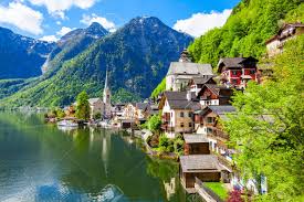 Hotels near hallstatt skywalk welterbeblick. Hallstatt Old Town And Hallstatter See Lake In Upper Austria Stock Photo Picture And Royalty Free Image Image 99405997