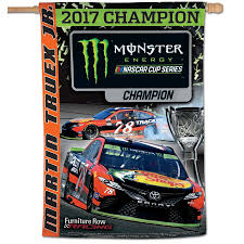 2017 monster energy nascar cup series #88 paint schemes. Martin Truex Jr Wincraft 2017 Monster Energy Nascar Cup Series Champion 28 X 40 Vertical Banner