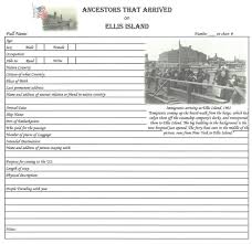 Family Ellis Island Genealogy Family Genealogy