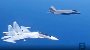 As a result of the increased frontal profile, the b has more drag. Russian Su 30sm And Italian F 35as Had Their First Close Encounter Over The Baltic Sea The Aviationist