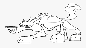Animal jam arctic wolf drawing at paintingvalley com explore. Transparent Jam Clipart Black And White Animal Jam Wolf Coloring Pages Free Transparent Clipart Clipartkey