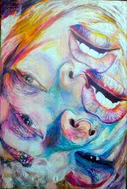 Distorted Face Art Google Search Distortion Art Art Art Drawings