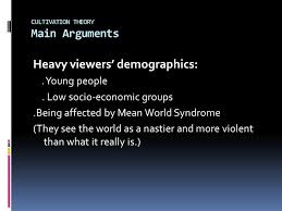 Cultivation Theory Cultivation Theory Historical Background In The 1950s Television Became A Way Of Life In Us The Widespread Influence Of Tv Made A Ppt Download