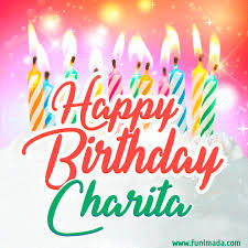 Charita futrell | always looking for something to do next! Happy Birthday Gif For Charita With Birthday Cake And Lit Candles Download On Funimada Com