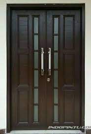 Tarikan / handle pintu kupu tarung / depan motif marmer tomat putih: Daun Pintu Kuputarung Kayu Jati Mebel 539969256