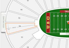 rams usc los angeles memorial coliseum seating chart