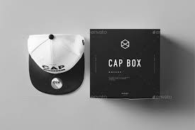 Cap Box Mock Up Ad Box Sponsored Mock Cap Cap Easy Mockup Templates Mockup Psd Mockup Template