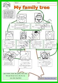 This Worksheet Is Designed To Give Some Exrta Practice In Writing Family Members Names And Applying Som Family Tree Worksheet Family Tree Family Tree For Kids