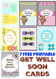 Free printable get well cards. Use These Free Printable Get Well Soon Cards To Cheer Up Someone Special These Would Be Great With A C Free Get Well Cards Get Well Cards Printables Free Kids