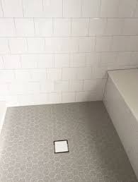 Pin By Abby B On Future Home In 2020 White Tile Shower Shower Tile Gray Shower Tile