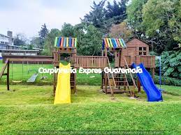 Juegos Infantiles De Madera Curada Guatemala Cotizaciones Gratis Tel 53613946 Estamos Para Servirles Park Guatemala Park Slide
