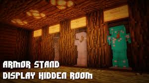 To get minecraft for free, you can download a minecraft demo or play classic minecraft in creative mode in a web browser. Minecraft Armor Stand Display Hidden Room Youtube