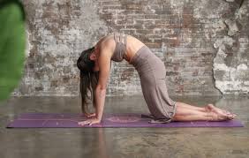 Gentle yoga mat practice