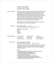 Graduate Financial Analyst Resume Template 1 Financial Analyst Resume Sample If You Are The One That Searches Financial Analyst Financial Finance Financial